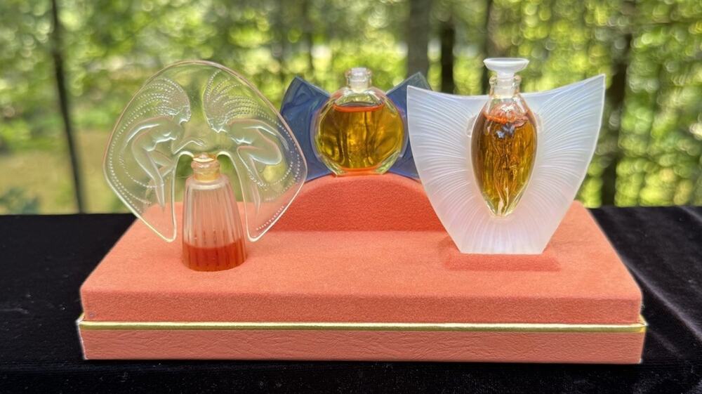 Lalique Les Flacons Miniatures Collection Vintage 1998-2000 New Missing Top Box